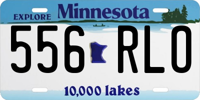 MN license plate 556RLO