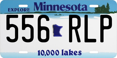 MN license plate 556RLP