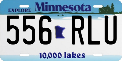 MN license plate 556RLU