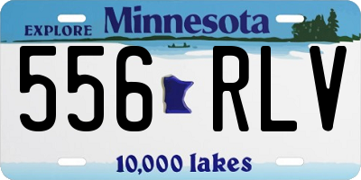MN license plate 556RLV