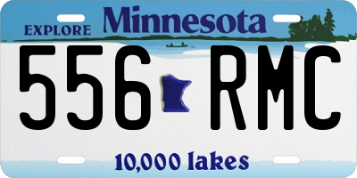 MN license plate 556RMC