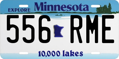MN license plate 556RME