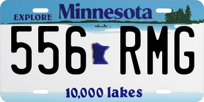 MN license plate 556RMG