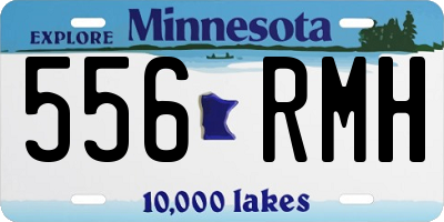 MN license plate 556RMH