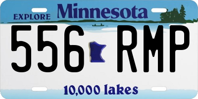 MN license plate 556RMP