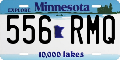 MN license plate 556RMQ