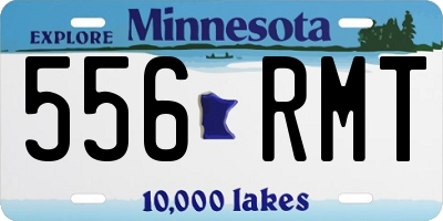 MN license plate 556RMT