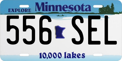 MN license plate 556SEL