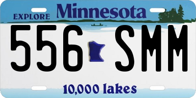 MN license plate 556SMM