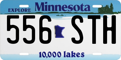 MN license plate 556STH