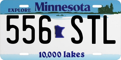 MN license plate 556STL