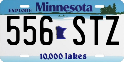 MN license plate 556STZ