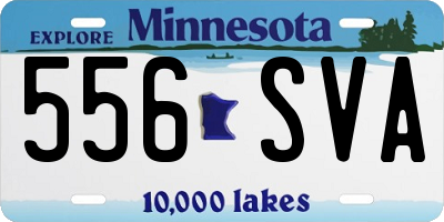 MN license plate 556SVA