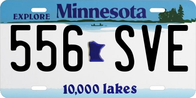 MN license plate 556SVE