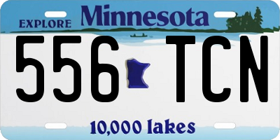 MN license plate 556TCN