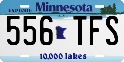 MN license plate 556TFS