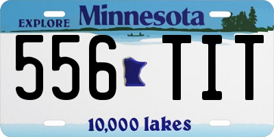 MN license plate 556TIT