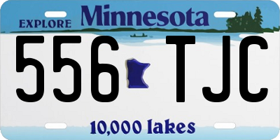 MN license plate 556TJC
