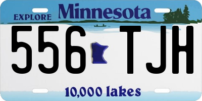 MN license plate 556TJH
