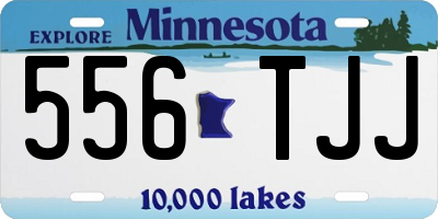 MN license plate 556TJJ