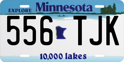 MN license plate 556TJK