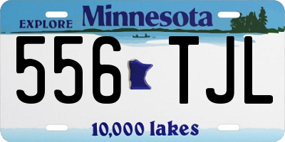 MN license plate 556TJL