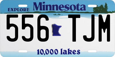 MN license plate 556TJM