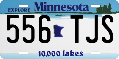 MN license plate 556TJS