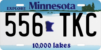 MN license plate 556TKC
