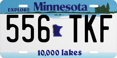 MN license plate 556TKF