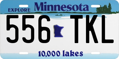 MN license plate 556TKL