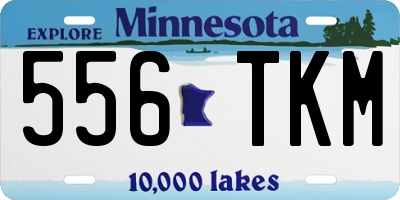 MN license plate 556TKM