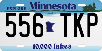 MN license plate 556TKP