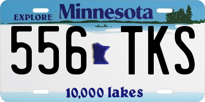 MN license plate 556TKS