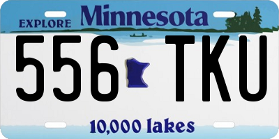 MN license plate 556TKU