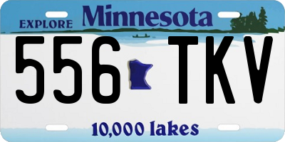 MN license plate 556TKV
