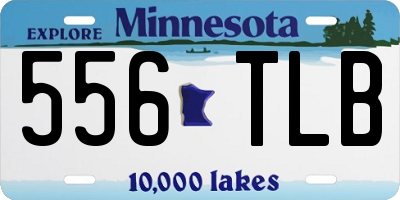MN license plate 556TLB