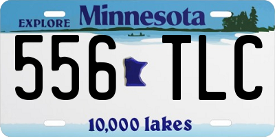 MN license plate 556TLC