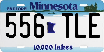 MN license plate 556TLE