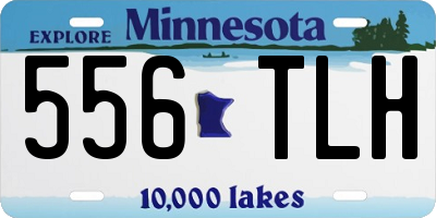 MN license plate 556TLH