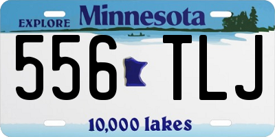 MN license plate 556TLJ