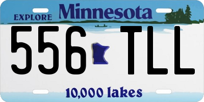 MN license plate 556TLL