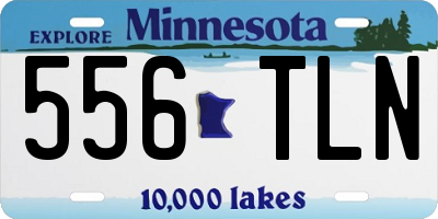 MN license plate 556TLN