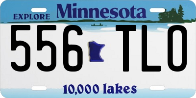 MN license plate 556TLO
