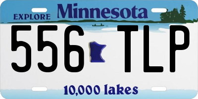 MN license plate 556TLP