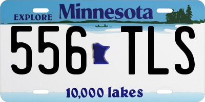 MN license plate 556TLS
