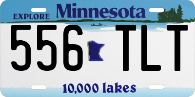 MN license plate 556TLT