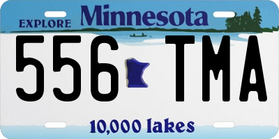 MN license plate 556TMA