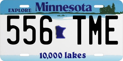 MN license plate 556TME