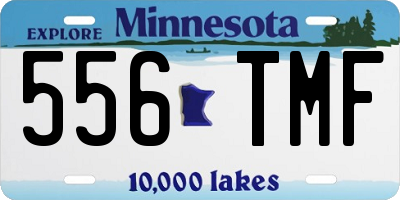 MN license plate 556TMF